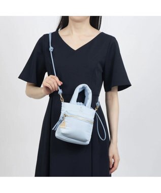 LANVIN en Bleu ボンボン 2wayミニショルダーバッグ ライトブルー