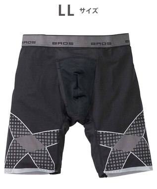 WACOAL MEN 【クロスウォーカー】 はいて歩いてカロリー消費アップをめざそう！ ムレ軽減設計 ロング丈 前開き GX6006 /ブロス バイ ワコールメン