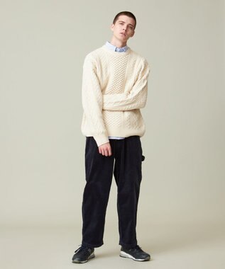 J.PRESS YORK STREET 【UNISEX】オックス起毛 シャツ/B.D. サックスブルー系