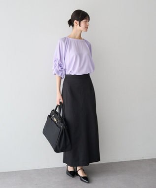 YECCA VECCA ホイップスリーブブラウス Lavender