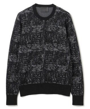 JOSEPH HOMME 【HIGH GRADE LINE】クレストブークレジャガード　クルーネックニット ブラック系