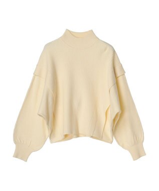 Green Parks ・ＥＬＥＮＣＡＲＥ　ＤＵＥ　ハイネックドルマンニット Ivory