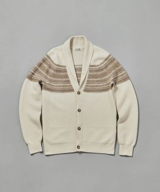 JOSEPH ABBOUD MOUNTAIN 【SPACE／UNISEX】ピュアカシミアアンダイド カーディガン アイボリー系7