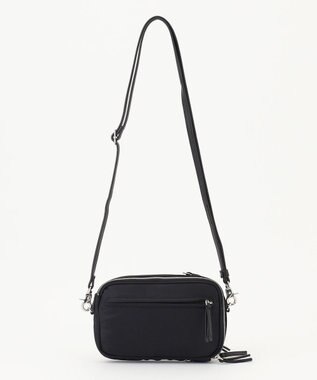 Y'SACCS ナイロン×リサイクルレザー　コンビマルチポシェット ブラック