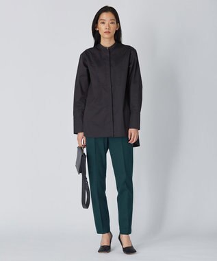 ICB 【洗える】 TR2WAYストレッチ パンツ ダークグリーン系