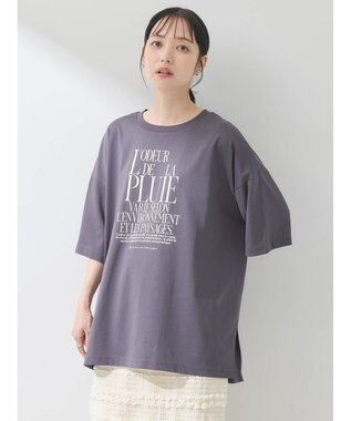 earth music&ecology Ｌ’ｏｄｅｕｒ　ルーズＴ Charcoal Gray