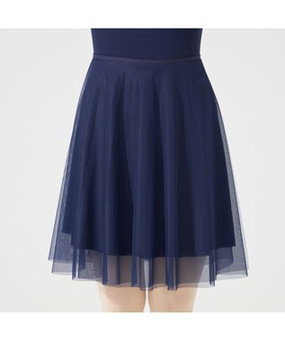 Chacott 巻きスカート ネイビー