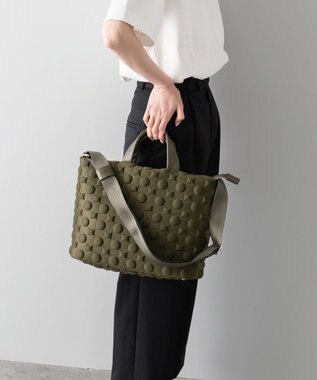 MIYABIYA 【撥水加工】La quoh with kirakaracho 2wayトート 鶯（カーキ）