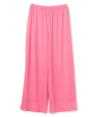 uncrave トリコットシフォン ギャザーパンツ ピンク