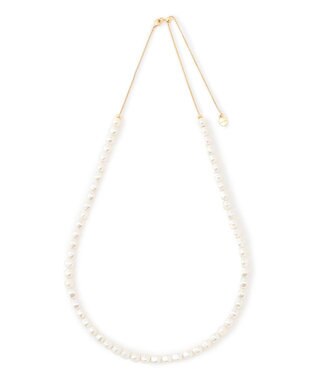 23区 パールスライドチェーンネックレス ゴールド系