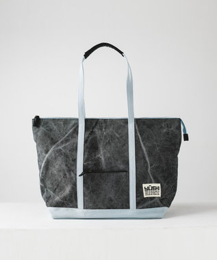 YUSHI Enjoy life - TOTE (L) 帆布トートバッグ ブラック