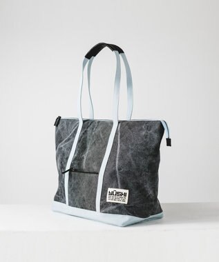 YUSHI Enjoy life - TOTE (L) 帆布トートバッグ ブラック