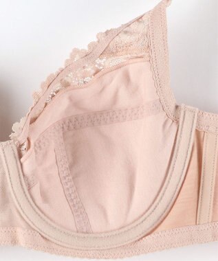 Wing ブラジャー バストをしっかり包みこむ 背中の段差を軽減 綿混(カップ肌側) フルカップブラ KB2115 ウイング／ワコール ベージュ