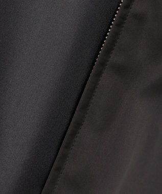 ICB 【先行予約・2WAY】 ダルグロッシーサテン ボウタイ付きブルゾン ブラック