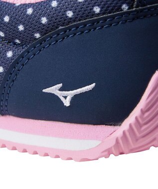 MIKI HOUSE HOT BISCUITS 【WEB限定】【16-21cm】ミズノコラボ キッズシューズ【WebLimited】 紺×ピンク