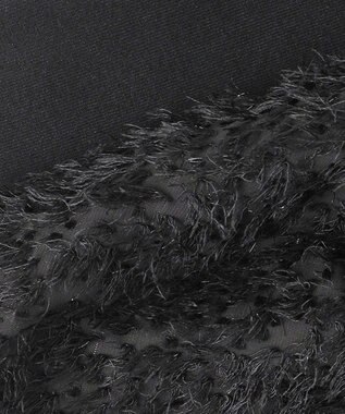 23区 【滝沢眞規子さん着用/一部店舗限定/洗える】ニットコンビジャカード ワンピース ブラック系