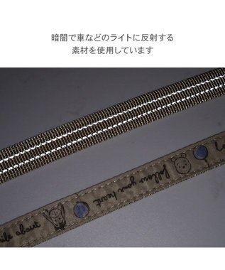 PET PARADISE ディズニー くまのプーさん リード 《風船柄》 ＳＳ～Ｓ ベージュ