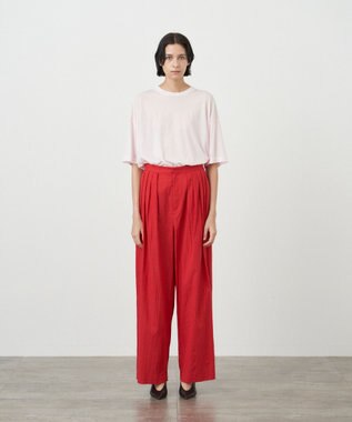 ATON GARMENT DYED 60 FRESCA | ボーイズフィット Tシャツ PINK