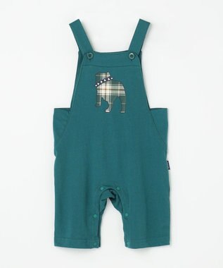 J.PRESS KIDS 【BOX付き】【80-90㎝】長袖Tシャツ&オーバーオール セット グリーン系