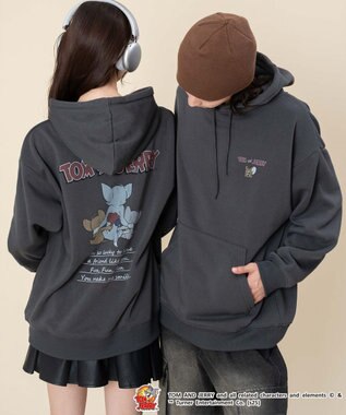 WEGO 【ユニセックス着用ITEM/25年秋冬新作】TOMandJERRYグラフィックプルオーバー