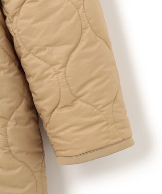 J.PRESS YORK STREET 【WOMEN】ロングキルトリバーシブルコート ベージュ系