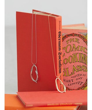 AMERICAN HOLIC ノットメタルトップネックレス Silver