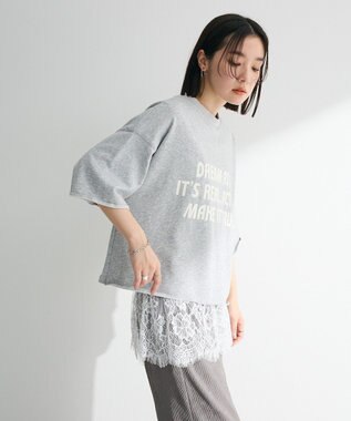 Green Parks ・ＳＵＧＡＲ　ＳＰＯＯＮ　ミニウラケプリントＴＥＥ Gray Mixture