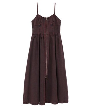 Green Parks ・ＳＵＧＡＲ　ＳＰＯＯＮ　コルセットデニムキャミワンピ Pink