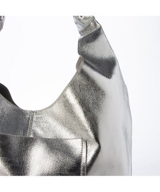 UNBILLION カシュカシュ cachechche / ノットディテールPUワンショルダー シルバー