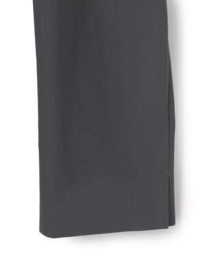 ICB L アトラストリコット ノーカラージャケット チャコール
