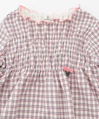 組曲 KIDS 【80-100cm】シャーリングブラウス Tシャツ ネイビー系5