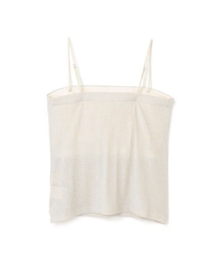 GRACE CONTINENTAL ラメベアトップ シルバー