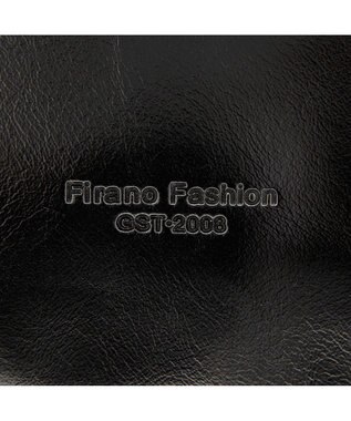 MioFIRANO ベルトハンドルボストンバッグ　FR エフアール BLACK