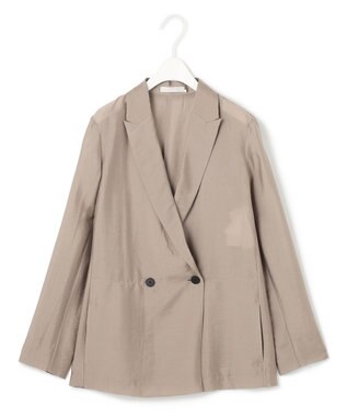 ICB 【接触冷感・速乾・洗える】 リヨセルシアー ジャケット クリームブラウン系