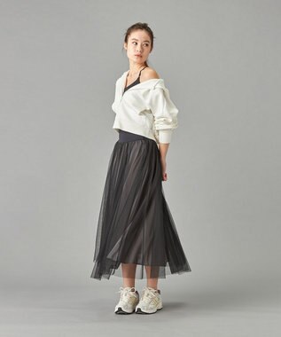 Chacott チュールスカート ブラック