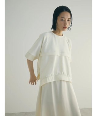 Green Parks armonia．カットレイヤードワンピース White