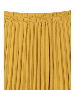 CRAFT STANDARD BOUTIQUE ピーチアコーディオンプリーツスカート Yellow