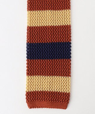 J.PRESS MEN レジメンタルニットタイ イエロー系2