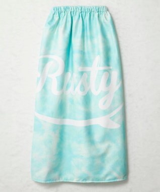 OP／FILA 【RUSTY】タイダイ柄巻きタオル グリーン