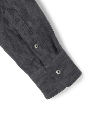 JOSEPH HOMME 【新素材】テクノスラブジャガード 　レギュラーカラーシャツ グレー系