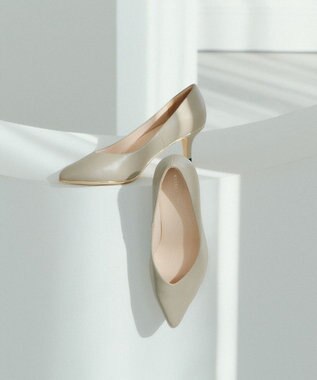 YECCA VECCA メタルラインパンプス