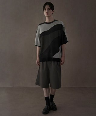 WEGO TRバギーショーツ ダークグレー