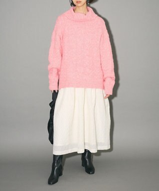 Green Parks ジャガードキャミワンピース Off White