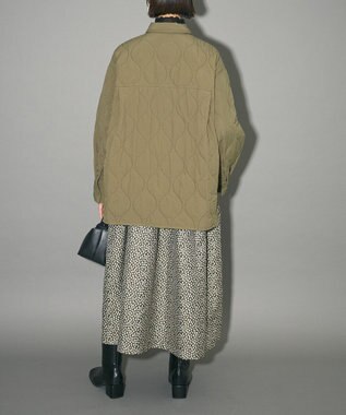 Green Parks ジャガードキャミワンピース Flower Black