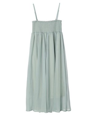 Green Parks ・ＥＬＥＮＣＡＲＥ　ＤＵＥ　ラメシフォンキャミワンピース Green