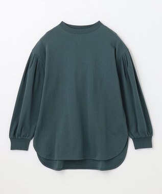 ANY プレミアム モックネック長袖Tシャツ グリーン系