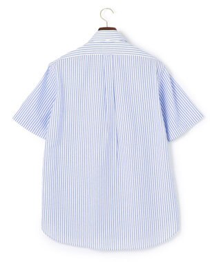 J.PRESS MEN 【WEB・一部店舗限定】シアサッカーストライプ シャツ/B.D ブルー系1