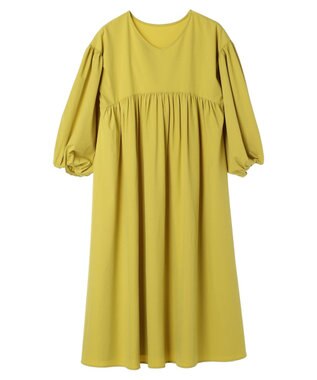 Green Parks armonia．２ｗａｙ袖ボリュームワンピース Yellow