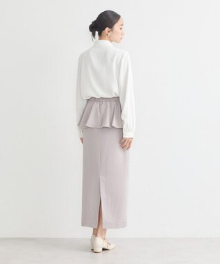 earth music&ecology 刺繍襟ブラウス Off White