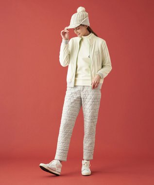 23区GOLF 【WOMEN】 【リバーシブル 】ニット アウター ライトグリーン系